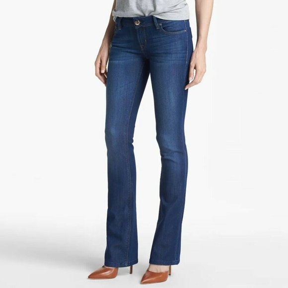 DL1961 Womens Mid Rise Bootcut Slim Boot CINDY Denim Blue Jeans Size 28 EUC - Picture 12 of 12